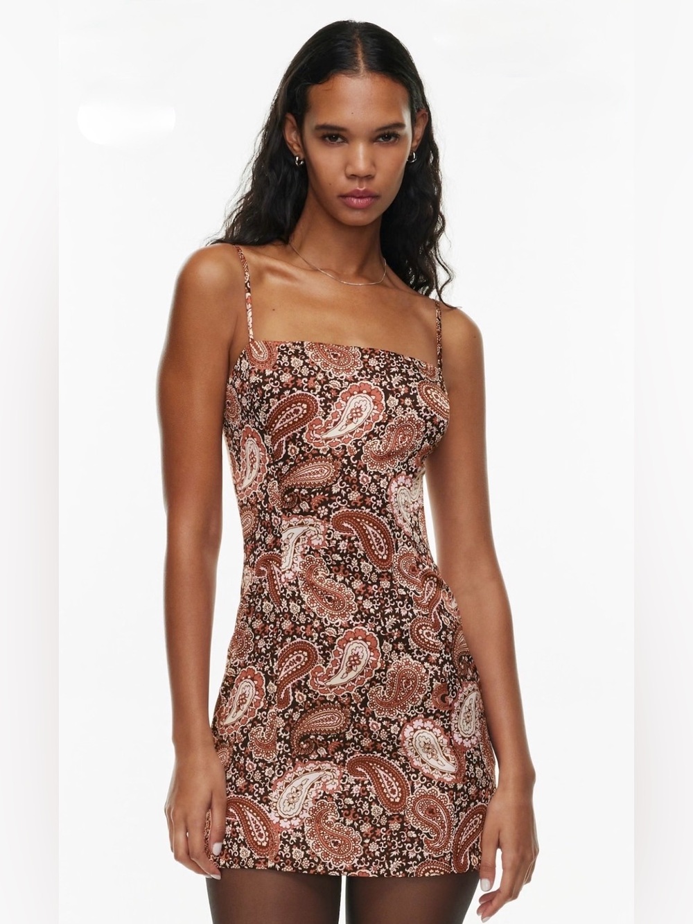 Aritzia Sunday Best Shimmer Satin Dress Mini 4